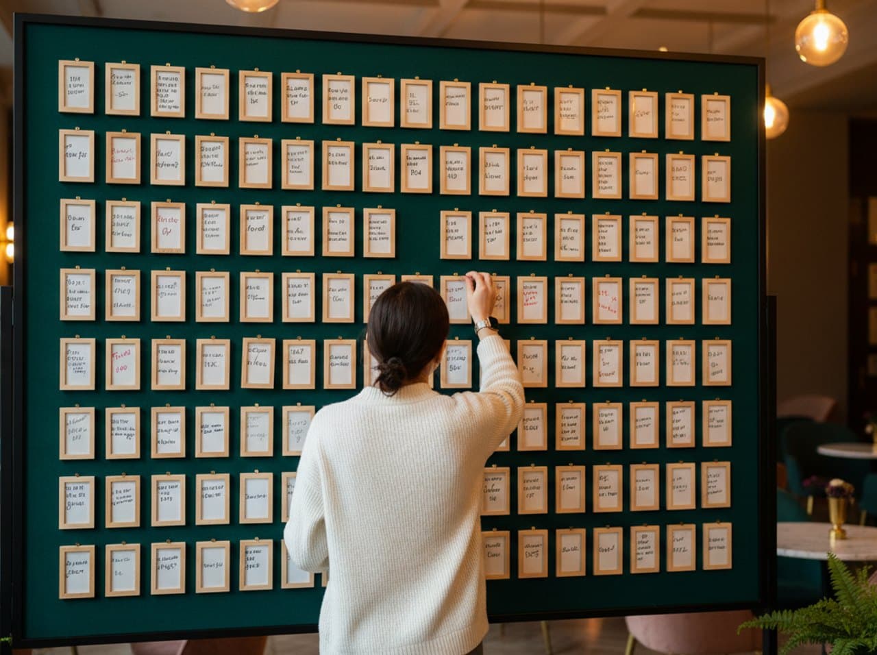 The wishes wall