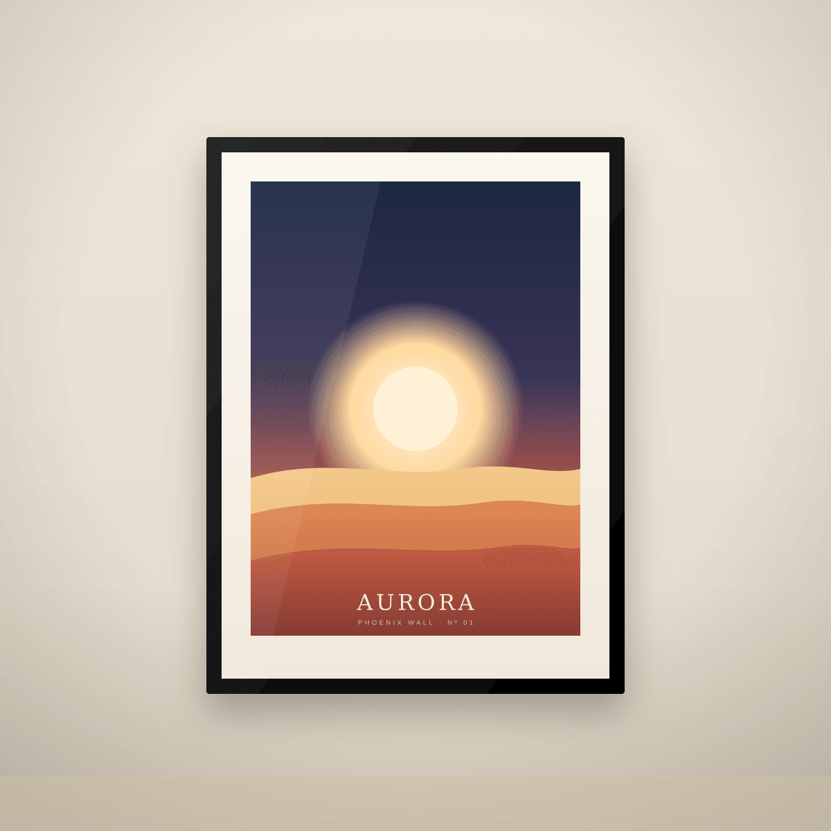 Aurora Nº 01 enmarcada